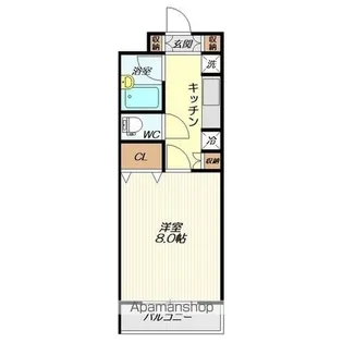 ZINハイツ【1階】の間取り