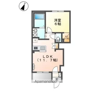 仮)西金野井アパート工事【1階】の間取り