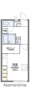 レオパレスカトレア【1階】の間取り