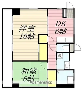 コートパル戸塚【3階】の間取り