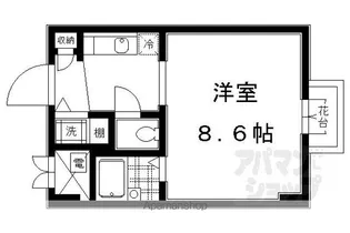 グランドパレス堀川パートII【904号室】の間取り