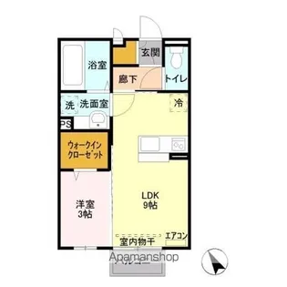 ウィット【2階】の間取り