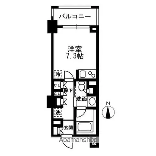 レジディア中落合B棟【6階】の間取り