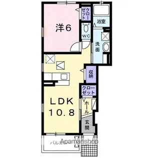 プラチナムアドレス【1階】の間取り