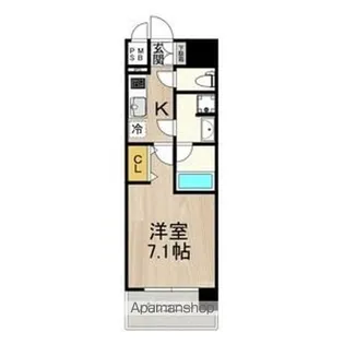 セノアタワー泉【1212号室】の間取り