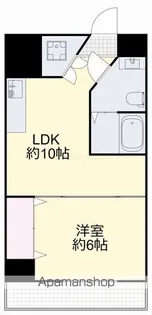 マンションニューヨーク医大東【9階】の間取り