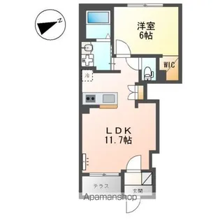 LA RECOLTE (ラ レコルト)【1階】の間取り