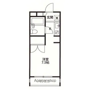 ユーコート目白【104号室】の間取り