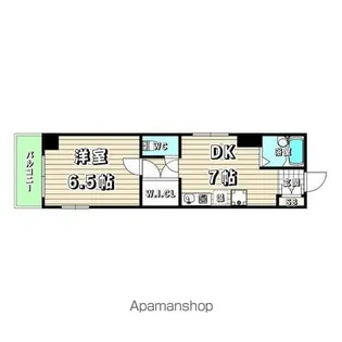 イーストスタービル【3階】の間取り