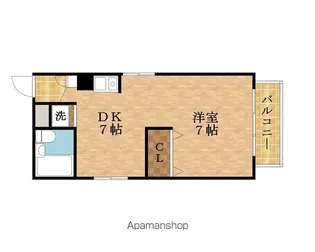 ネイティヴ京橋【3階】の間取り