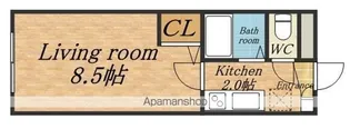 コア・24A【105号室】の間取り