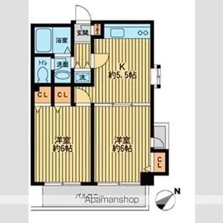 プライムアーバン新宿落合【1階】の間取り