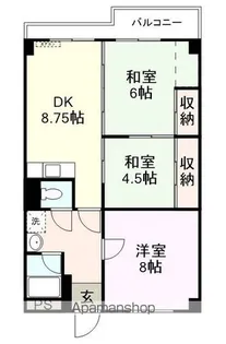 沼第二コーポ【502号室】の間取り
