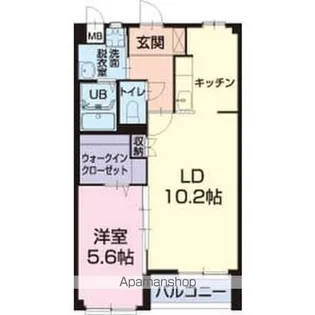 ベルメゾン【1階】の間取り