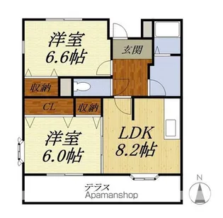 CASA VERDE【1階】の間取り