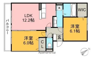 グランヴィア【2階】の間取り