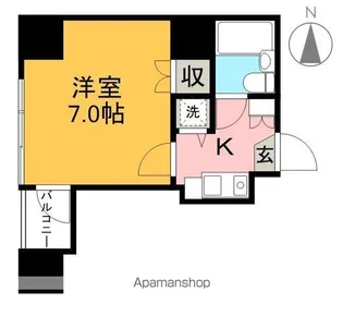 アルファはりまやばし【7階】の間取り