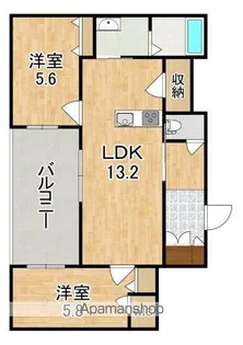 シャーメゾン エクラージュ【1階】の間取り
