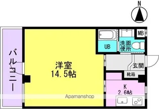 コータース武庫之荘【4階】の間取り