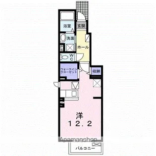 エルタスコート国見【1階】の間取り