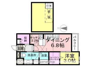グランツ・トマツ2【2階】の間取り