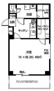 アビリティ上町弐番館【4階】の間取り