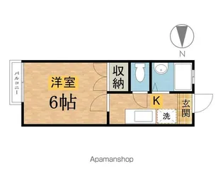 第2コーポ邦【1階】の間取り