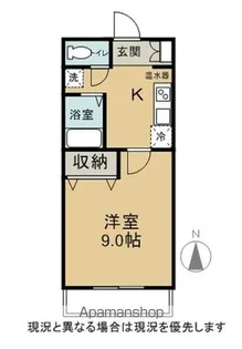 エルピス・フタゴ【105号室】の間取り
