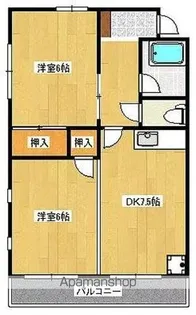 メゾンムーラン【3階】の間取り