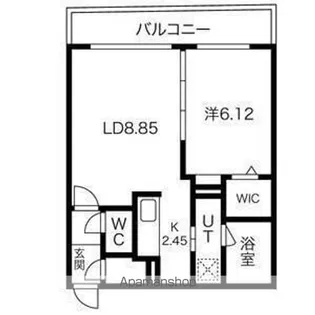 コローレ宮の沢【5階】の間取り
