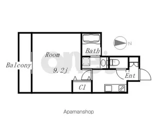 エストゥルースプラスノース名古屋 「旧ザ・レジデンス杉栄」【10階】の間取り