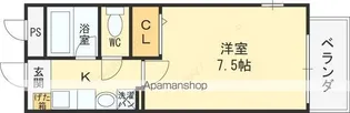 カーサ・デル・ソーレ【3階】の間取り