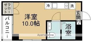 ラフィネ中倉【4階】の間取り