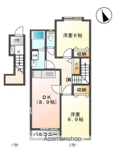 サンシャイン ハウス【2階】の間取り
