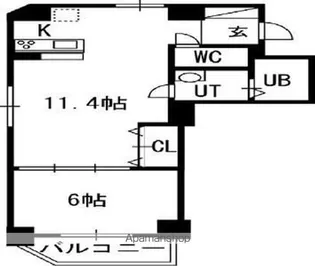 S-FORT南郷通【6階】の間取り
