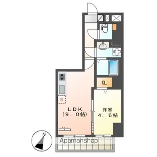 ウィスタリアコート【2階】の間取り