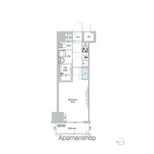 1Kの間取り画像