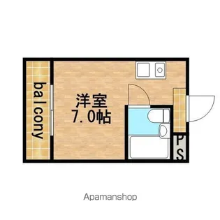 大宝深江橋CTスクエア【306号室】の間取り