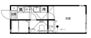 LAVIEESTBELLE横浜白楽【2階】の間取り