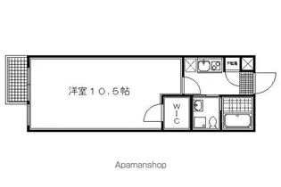 グランコスモ出町【302号室】の間取り