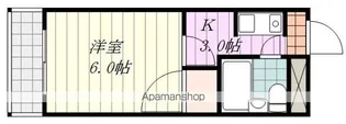 サークル樋又【303号室】の間取り