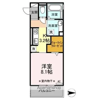 WING KASUGAI【3階】の間取り