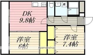 リージングマンション【A205号室】の間取り