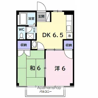 サンフラワーケイヨウ【2階】の間取り