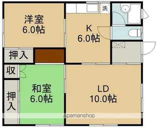 吉田アパート(ヨシダアパート)【2F号室】の間取り