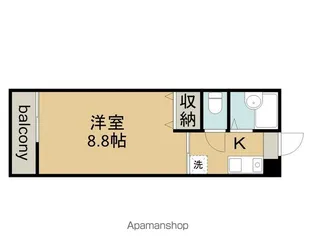 シエスタ柏原【1階】の間取り