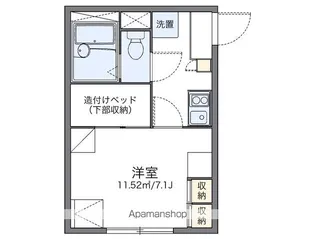 レオパレスエレガンテ【1階】の間取り