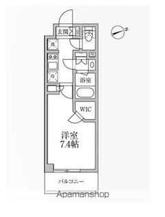 レジディア新御徒町Ⅱ【6階】の間取り
