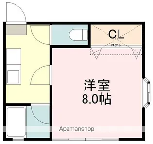 ホワイトキャッスル台原Ⅱ【1階】の間取り