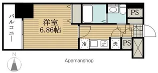 カーサヴェント南千住【6階】の間取り
